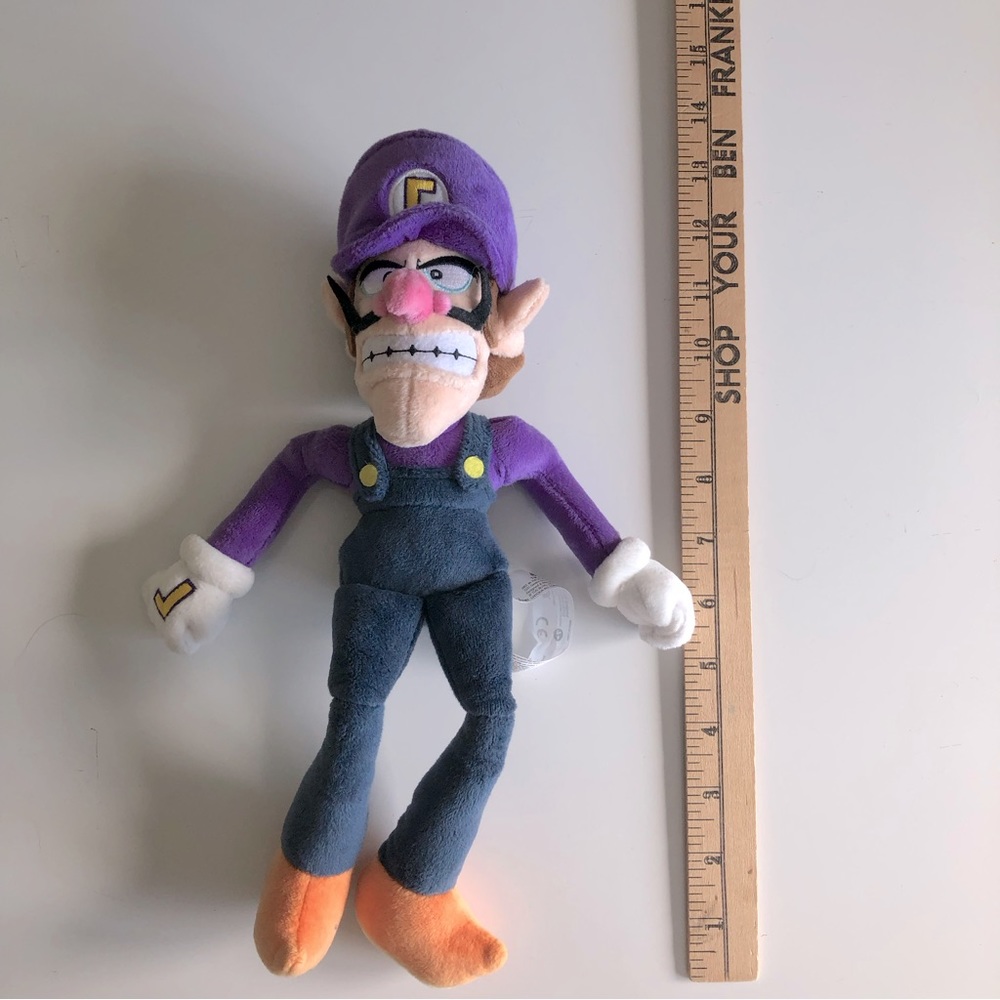 Super Mario Bros. Waluigi Character Plushie